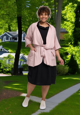 Kekoo jas 'Veya' roze