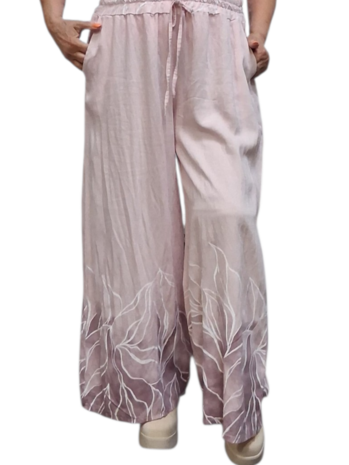 Leuk set roze met print