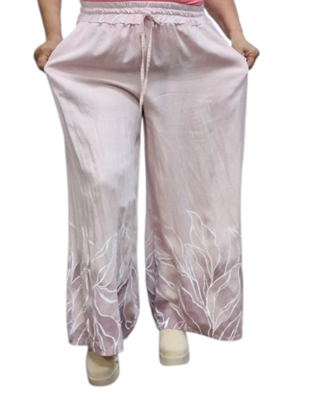 Leuk set roze met print