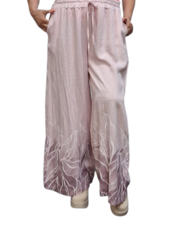 Leuk set roze met print