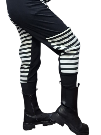 Myrjo 7/8ste broek Fye zwart wit