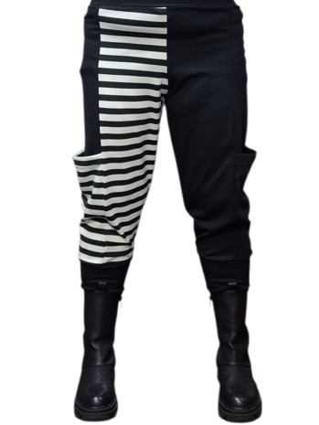 Myrjo 7/8ste broek Fye zwart wit
