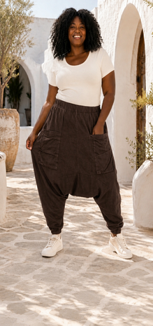 Curvy-Zouavebroek-bruin
