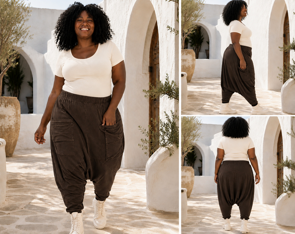 Curvy-Zouavebroek-bruin