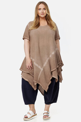 Jurk/tuniek Kekoo  taupe stonewashed