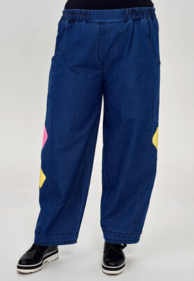 Broek Kekoo jeansstof met print