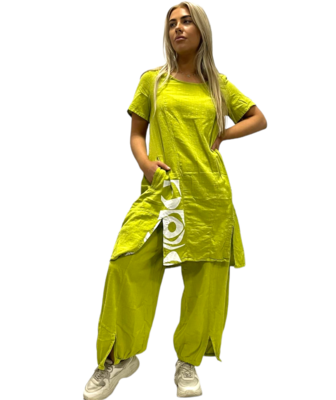 Jurk/tuniek Kekoo print groen