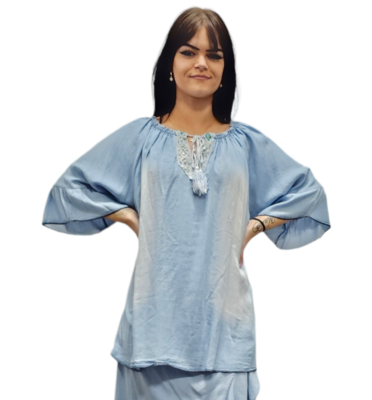 Tuniek jeansblauw