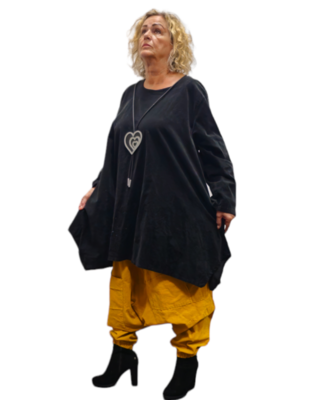 Tuniek zwart La Bass baby rib