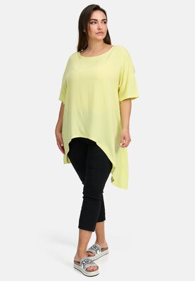 Asymmetrisch shirt 'SUAVE' geel