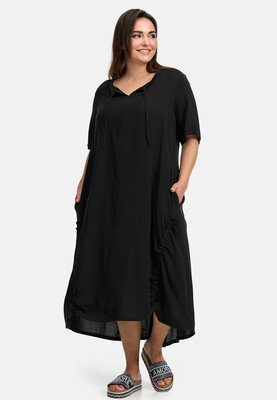 Lange jurk 'SUAVE' zwart