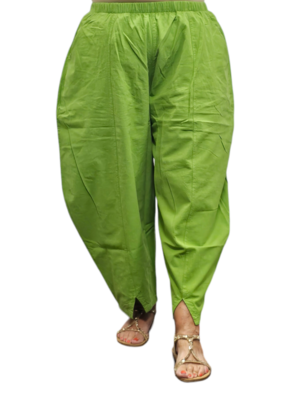 Broek 100% katoen groen