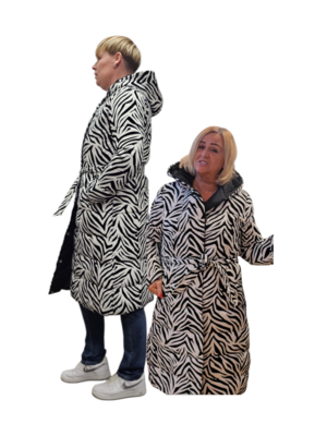 H & J CO WARME JAS MET ZEBRAPRINT