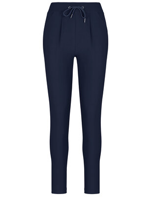 Comfortabele, broek, Navy met veter