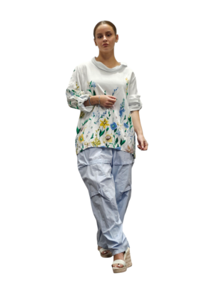 Tuniek wit met print