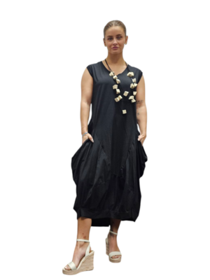 Ballonjurk tricot zwart
