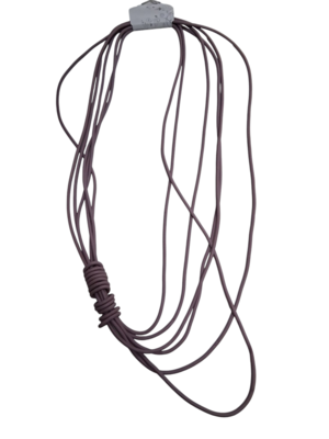Ketting rubber lila