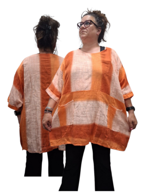 Tuniek La Bass oranje/wit