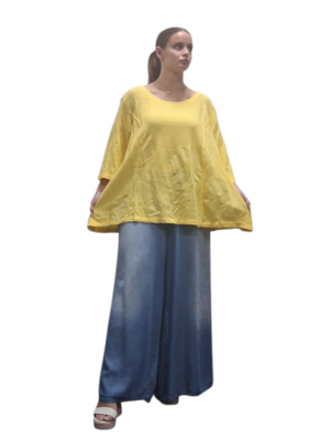 Shirt-geel-A-lijn-100-cotton