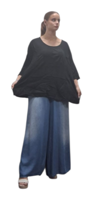 Shirt-zwart-A-lijn-100%-cotton