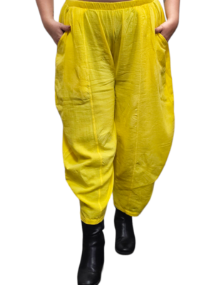 Broek  geel 100% katoen