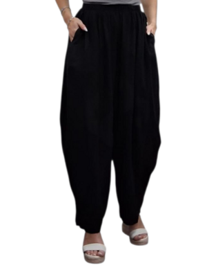 Broek  zwart 100% katoen