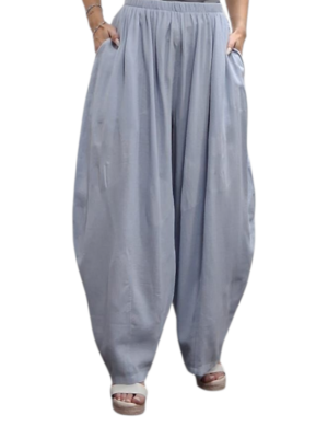 Broek ijsblauw 100% katoen