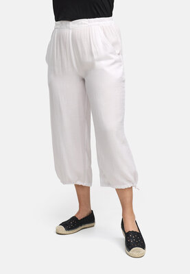 Kekoo Broek 7/8 Uni 'Serra' wit