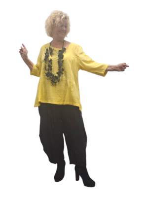 Shirt-geel-A-lijn-100-cotton