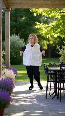 Leuke bodywarmer wit