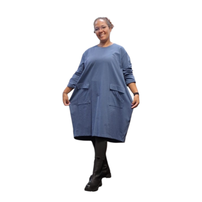 Ballonjurk blauw