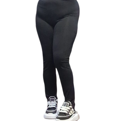 Legging zwart in Viscose-Stretch