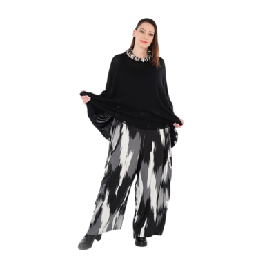 Winterbroek Hera zwart grijs wit