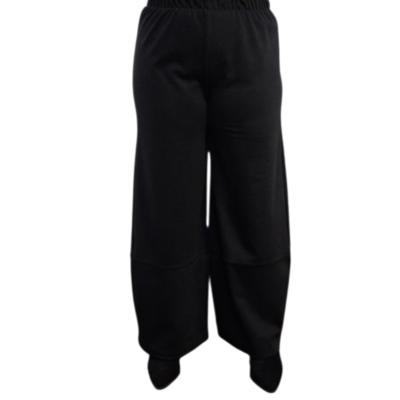 Basic broek zwart in rechte vorm