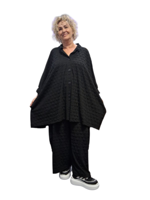 Big blouse Annabella zwart