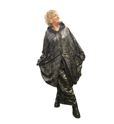 Vest/jas Wild Soul zwart/zilvergrijs