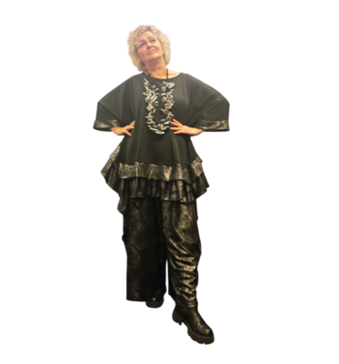 Tuniek Wild Soul zwart/zilvergrijs