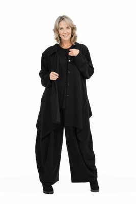 Glamour jasje/blouse zwart