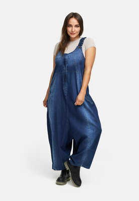 Tuinbroek van premium denim `Indiga` stretch