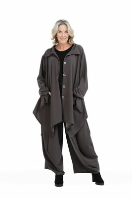 Glamour jasje/blouse grijs