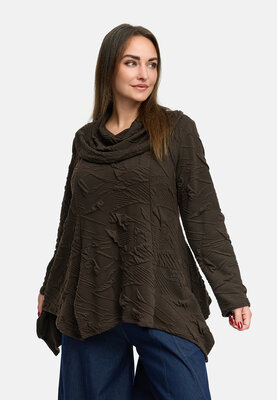 Kekoo tuniek bruin asymmetrische-zoom
