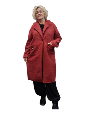 Jas Thom B bordeaux rood