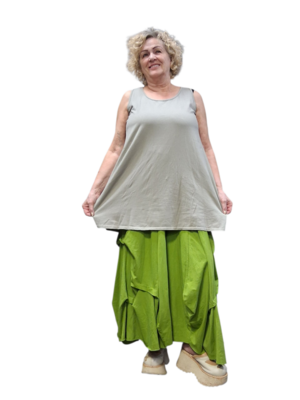 Topje mouwloos  taupe