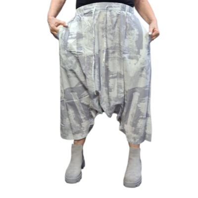 Zouavebroek-grijs-wit  print