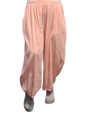 Broek  abrikoos 100% katoen