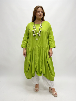 Ballonjurk-groen-met grote zakken