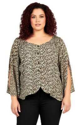 blouse amy 50 sand/beige stip