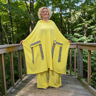 Jurk sportyspice geel