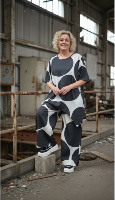 Kekoo tuniek zwart/wit