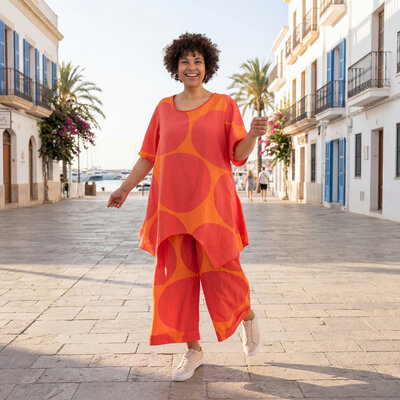 Kekoo tuniek rood/oranje